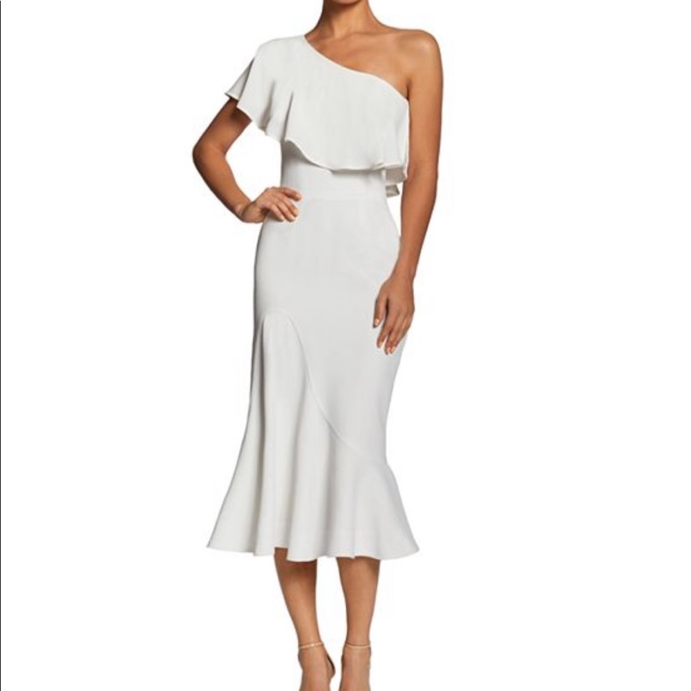 One Shoulder Midi Dress